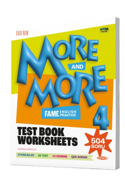 MORE&MORE 4.SINIF TEST BOOK WORKSHEETS - MORE MORE