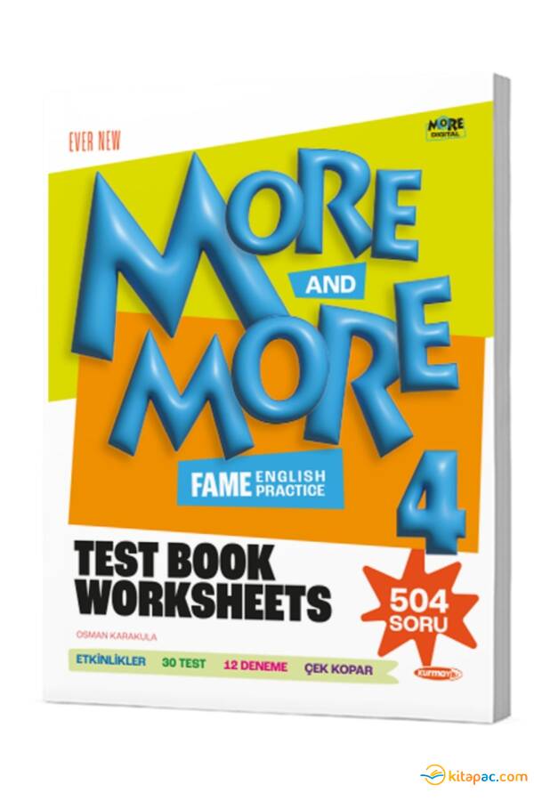 MORE&MORE 4.SINIF TEST BOOK WORKSHEETS - 1