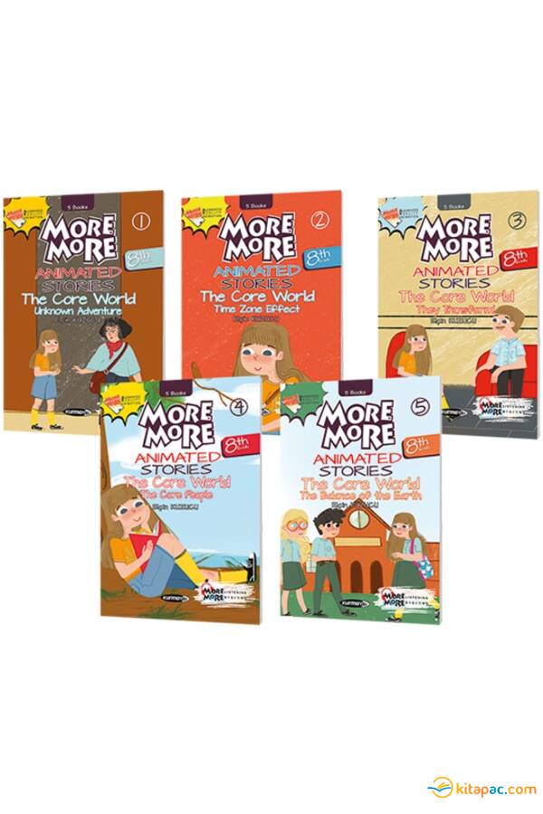 MORE & MORE 8.Grade HİKAYE SETİ KUTULU - 5 Kitap - 1