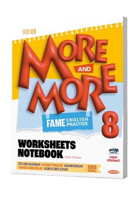 MORE&MORE 8.SINIF WORKSHEETS NOTEBOOK - MORE MORE