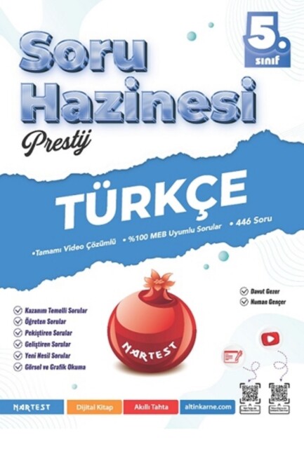 NARTEST 5.Sınıf PRESTİJ TÜRKÇE SORU HAZİNESİ - NARTEST YAYINLARI
