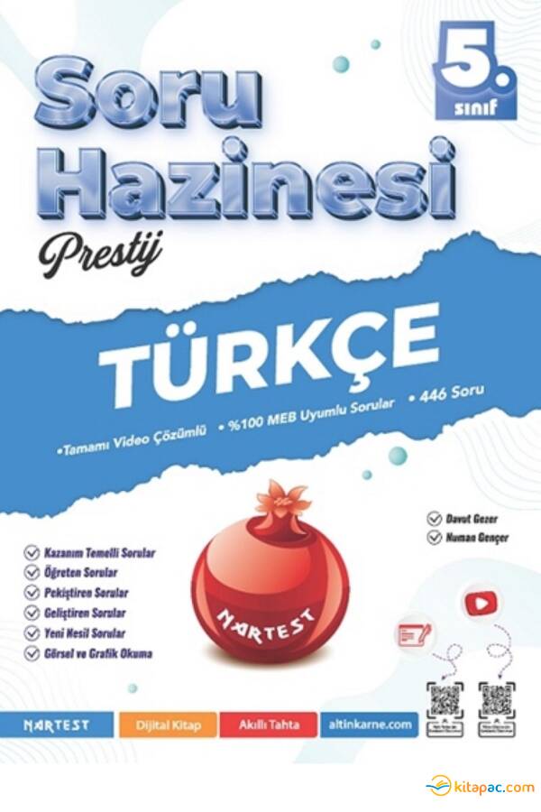 NARTEST 5.Sınıf PRESTİJ TÜRKÇE SORU HAZİNESİ - 1