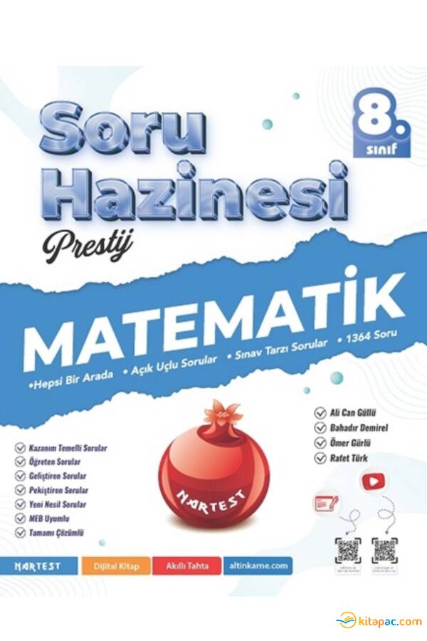 NARTEST 8.SINIF PRESTİJ MATEMATİK SORU BANKASI - 1