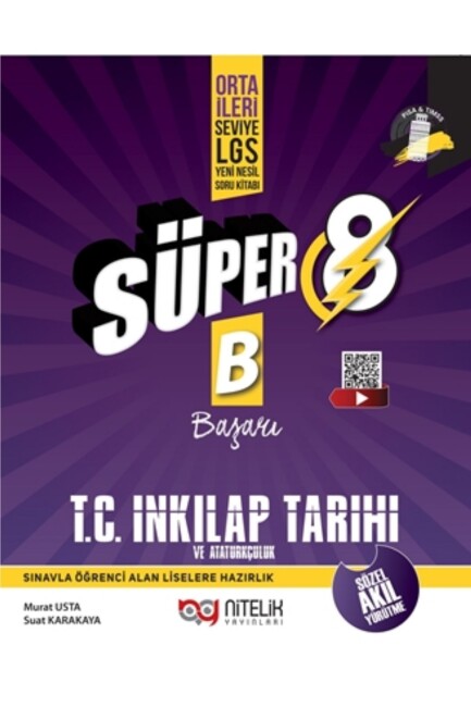 NİTELİK 8.SINIF SÜPER YENİ NESİL İNKILAP TARİHİ Soru Kitabı - NİTELİK YAYINLARI