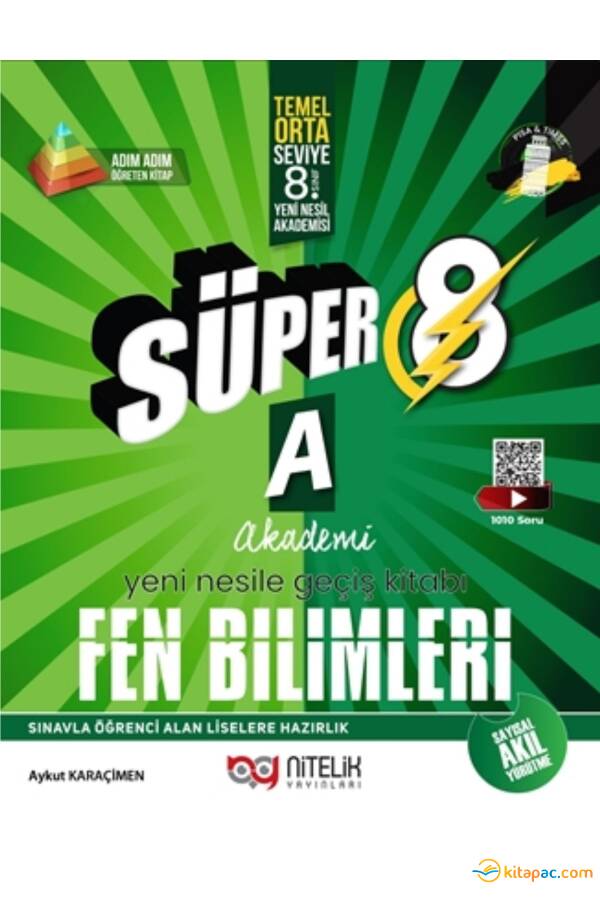 NİTELİK 8.SINIF SÜPER FEN BİLİMLERİ -A- YENİ NESİL SORU BANKASI - 1