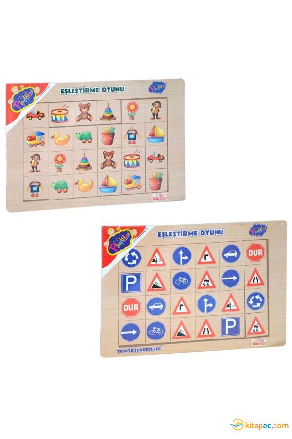 ONYIL PLAYWOOD AHŞAP EĞİTİCİ 4 ÇEŞİT EŞLEŞTİRME - 1