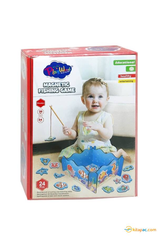 ONYIL PLAYWOOD AHŞAP MANYETİK TUTMALI BALIK OYUNU - 1