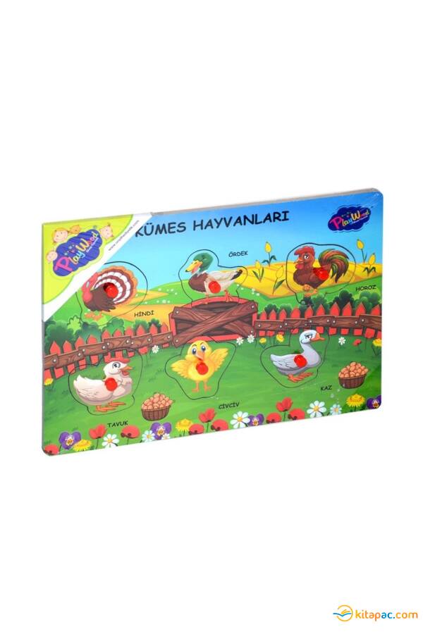 ONYIL PLAYWOOD AHŞAP TUTMALI ÇİFTLİK,SEVİMLİ,KÜMES HAYVANLARI - 1