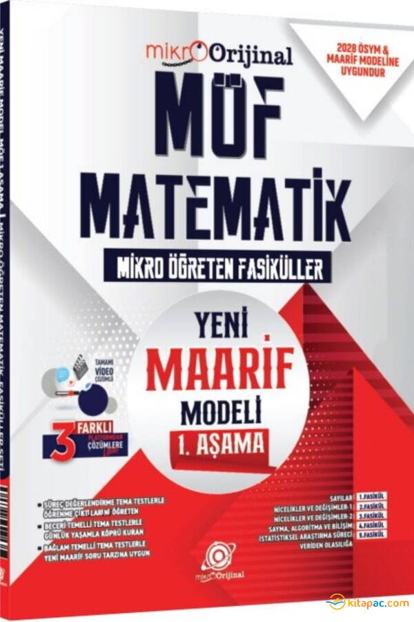 ORİJİNAL MİKRO MATEMATİK MAARİF MODEL 1.AŞAMA MÖF - 1