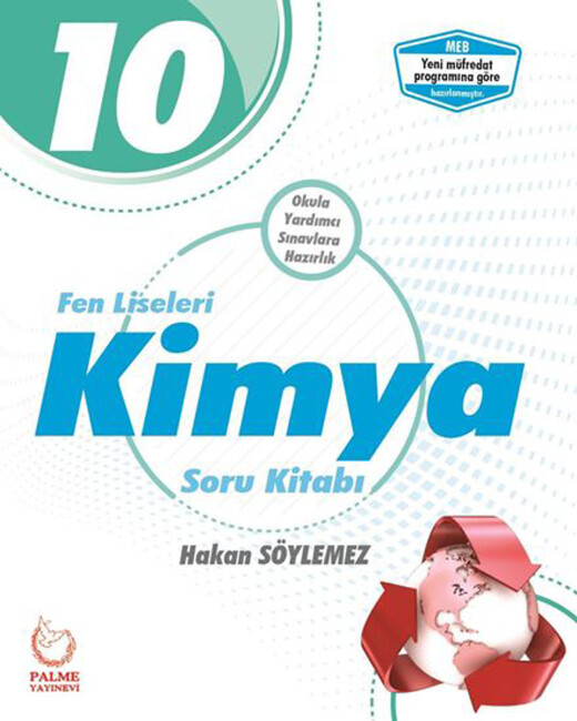 PALME 10.Sınıf KİMYA FEN LİSELERİ İçin Soru Bankası - PALME YAYINLARI