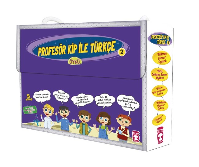 PROFESÖR KİP İLE TÜRKÇE SET-2 - Birsen Ekim Özen - TİMAŞ YAYINLARI