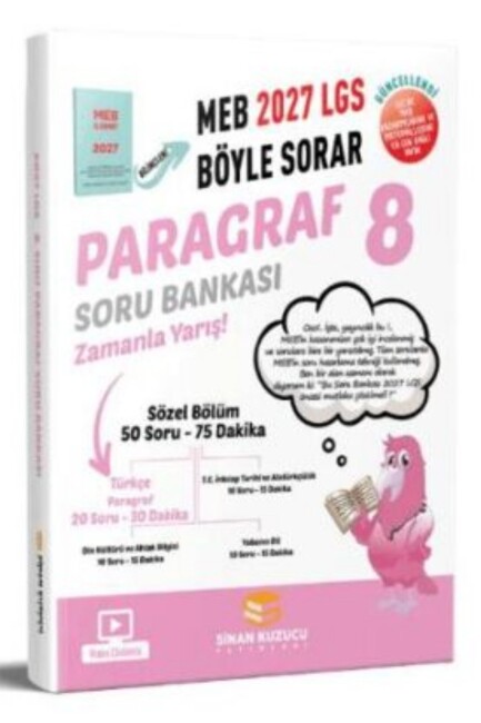 SİNAN KUZUCU 2027 8.Sınıf İNKILAP TARİHİ SORU BANKASI - SİNAN KUZUCU YAYINLARI