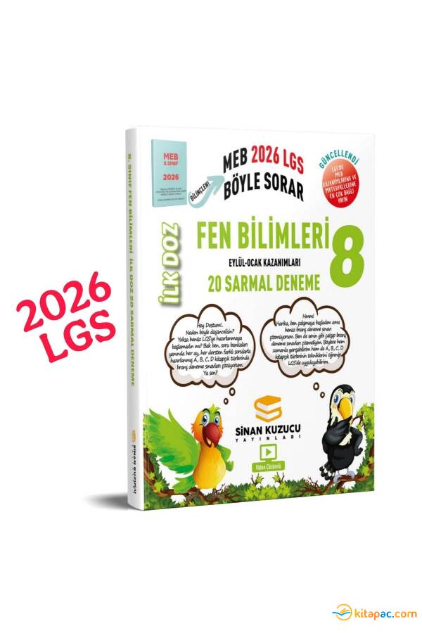 SİNAN KUZUCU 2027 8.SINIF FEN BİLİMLERİ İLK DOZ SARMAL BRANŞ DENEMELERİ - 1