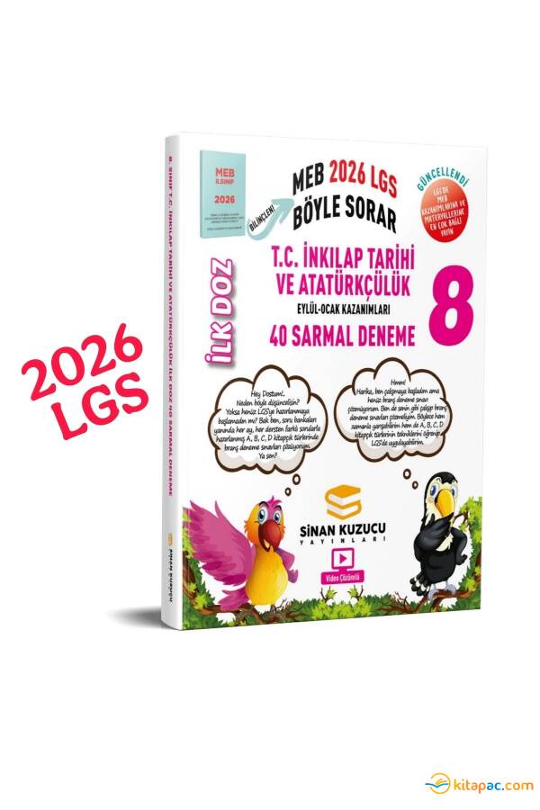SİNAN KUZUCU 2026 8.Sınıf İNKİLAP TARİHİ İLK DOZ SARMAL BRANŞ DENEMELERİ - 1