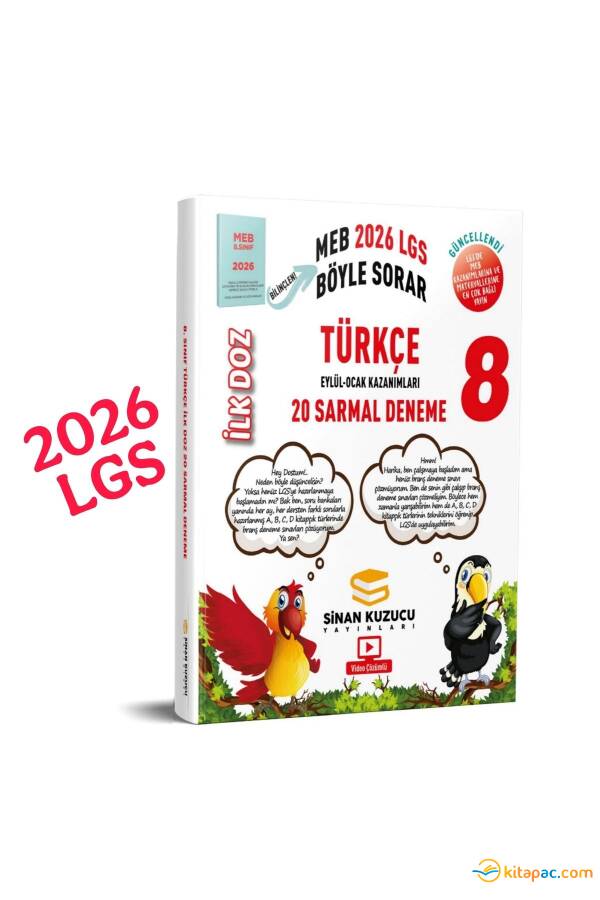 SİNAN KUZUCU 2027 8.SINIF TÜRKÇE İLK DOZ SARMAL BRANŞ DENEMELERİ - 1