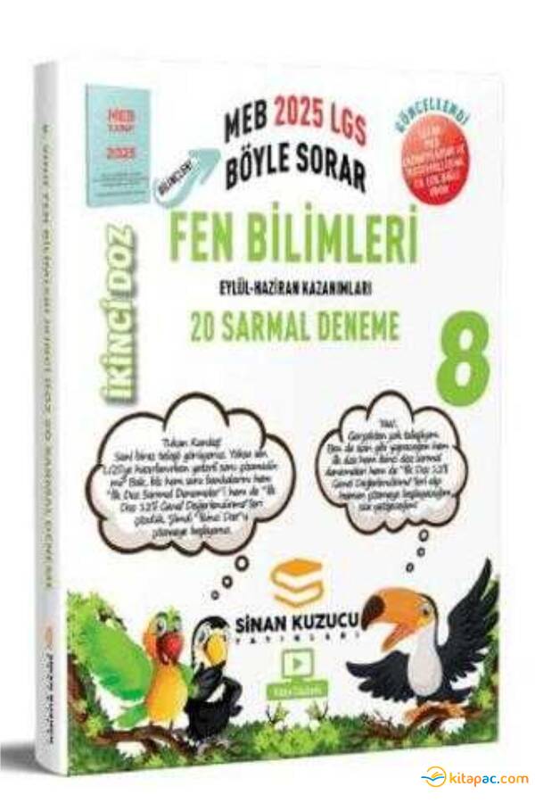 SİNAN KUZUCU İKİNCİ DOZ 8.Sınıf MEB BÖYLE SORAR FEN BİLİMLERİ 20 DENEME - 1