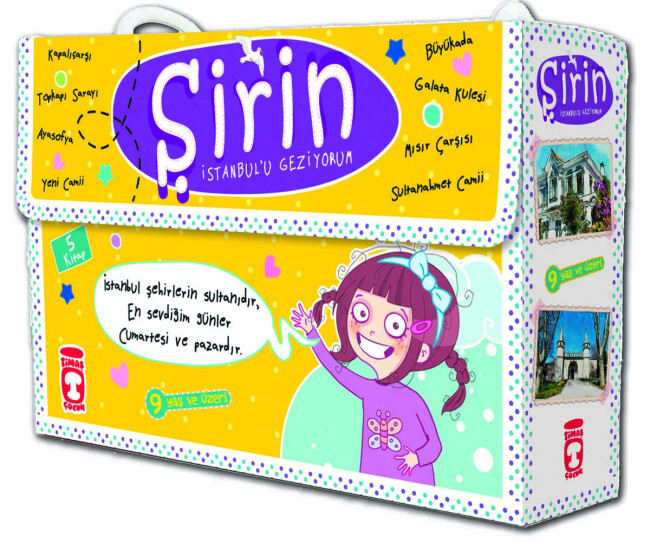ŞİRİN İSTANBUL U GEZİYOR 9+ yaş 5 Kitap BİRSEN EKİM ÖZEN - TİMAŞ YAYINLARI