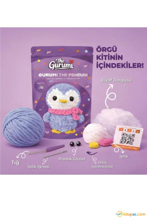 THE GURUMİ PENGUEN ÖRGÜ ÖĞRENME KİTİ - 1