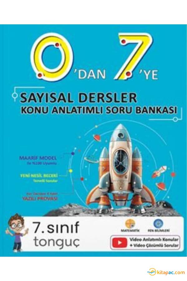 TONGUÇ 0 DAN 7 YE SAYISAL KONU ANLATIMLI SORU BANKASI - 1