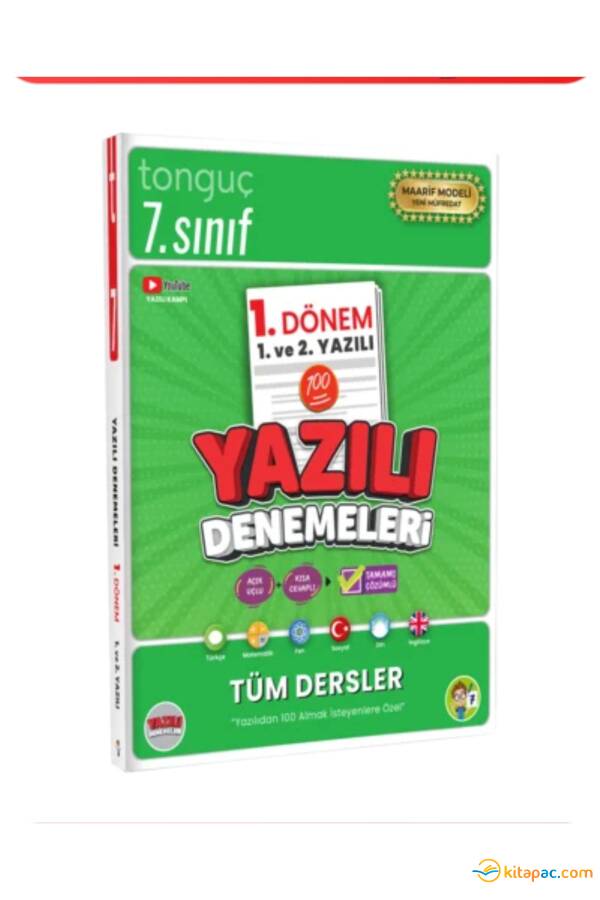 TONGUÇ 7.SINIF YAZILI DENEMELERİ 1.DÖNEM 1.VE 2.YAZILI - 1