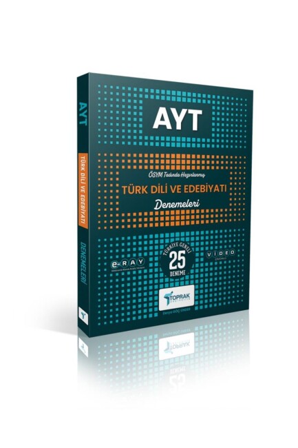 TOPRAK AYT TÜRK DİLİ VE EDEBİYATI DENEME - TOPRAK YAYINCILIK