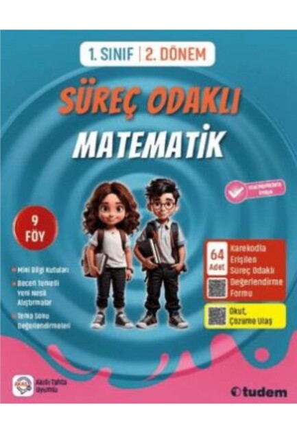 TUDEM 1.SINIF 2.DÖNEM SÜREÇ ODAKLI MATEMATİK - TUDEM EĞİTİM YAYINLARI