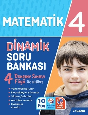 TUDEM 4.Sınıf MATEMATİK DİNAMİK Soru Bankası - TUDEM EĞİTİM YAYINLARI