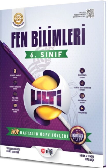 ULTİ 6.Sınıf FEN BİLİMLERİ (HÖF) - HAFTALIK ÖDEV FÖYLERİ - ULTİ YAYINLARI