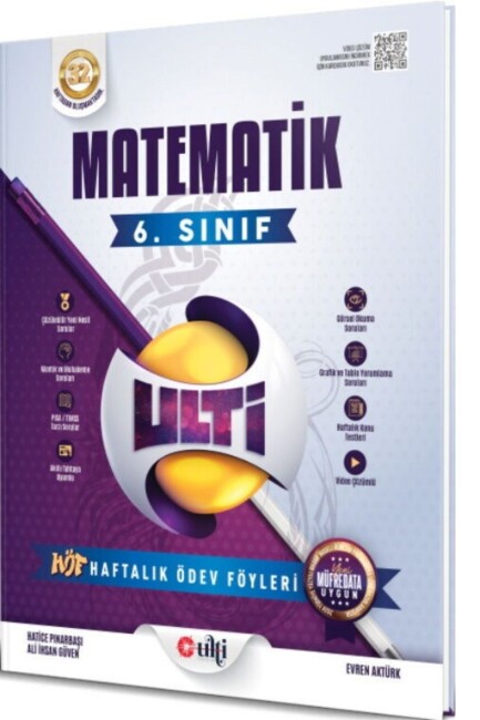ULTİ 6.SINIF MATEMATİK (HÖF) - HAFTALIK ÖDEV FÖYLERİ - ULTİ YAYINLARI