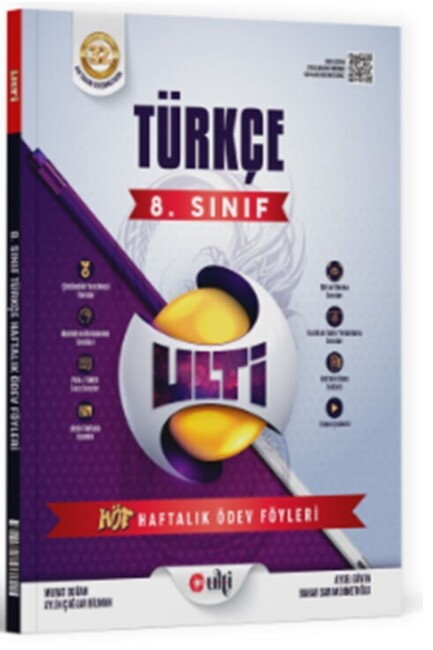 ULTİ 8.Sınıf TÜRKÇE HAFTALIK ÖDEV FÖYLERİ - ULTİ YAYINLARI