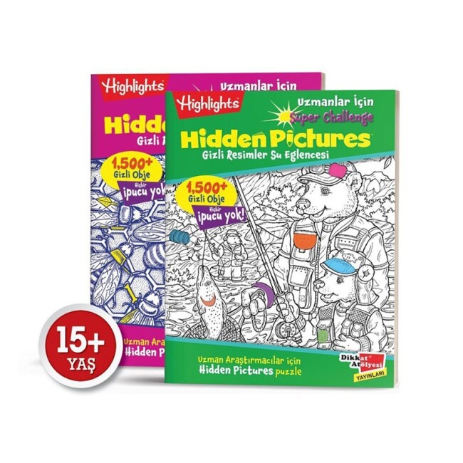 UZMANLAR İÇİN HİDDEN PİCTURES (2 li SET) - DİKKAT ATÖLYESİ YAYINLARI