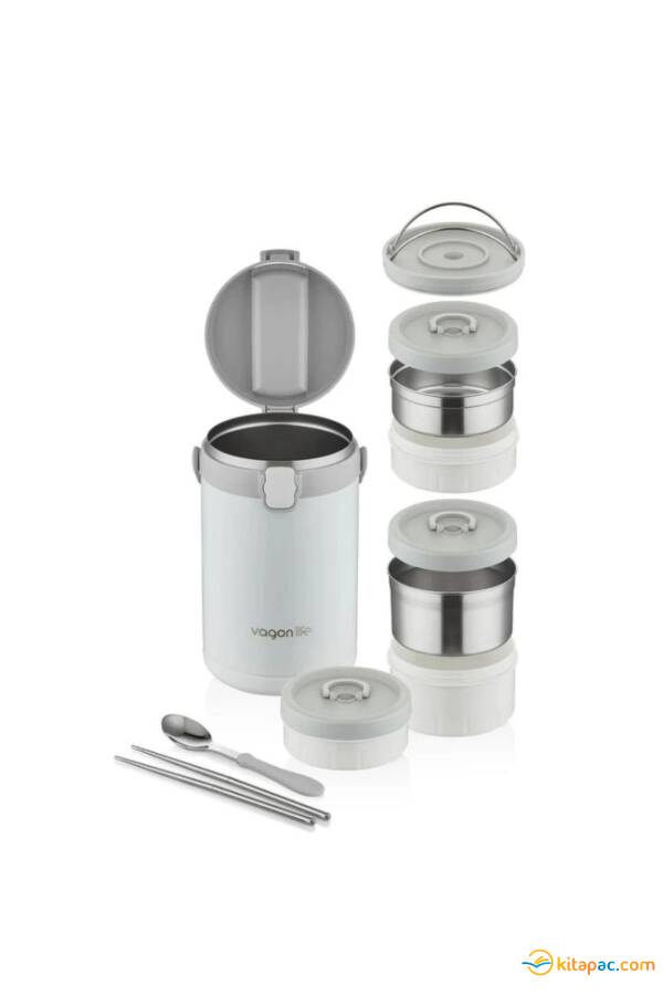 VAGON LİFE BESLENME KUTUSU ÇELİK PREMİUM 2100 ML - 3