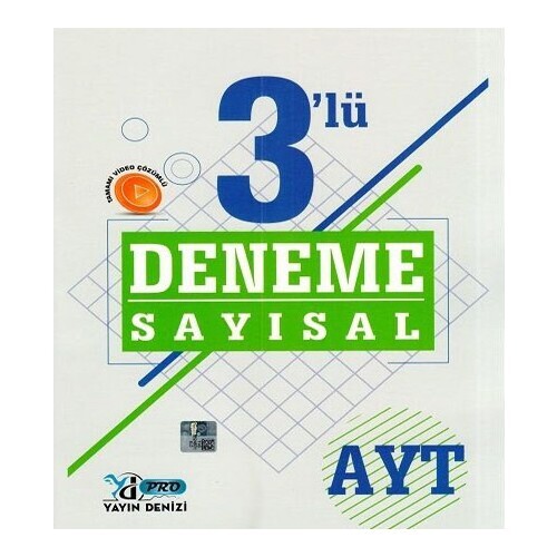 YAYIN DENİZİ AYT PRO DENEME 3 lü SAYISAL - YAYIN DENİZİ YAYINLARI